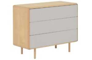 Jasanov&aacute; komoda Kave Home Anielle 99 x 42 cm