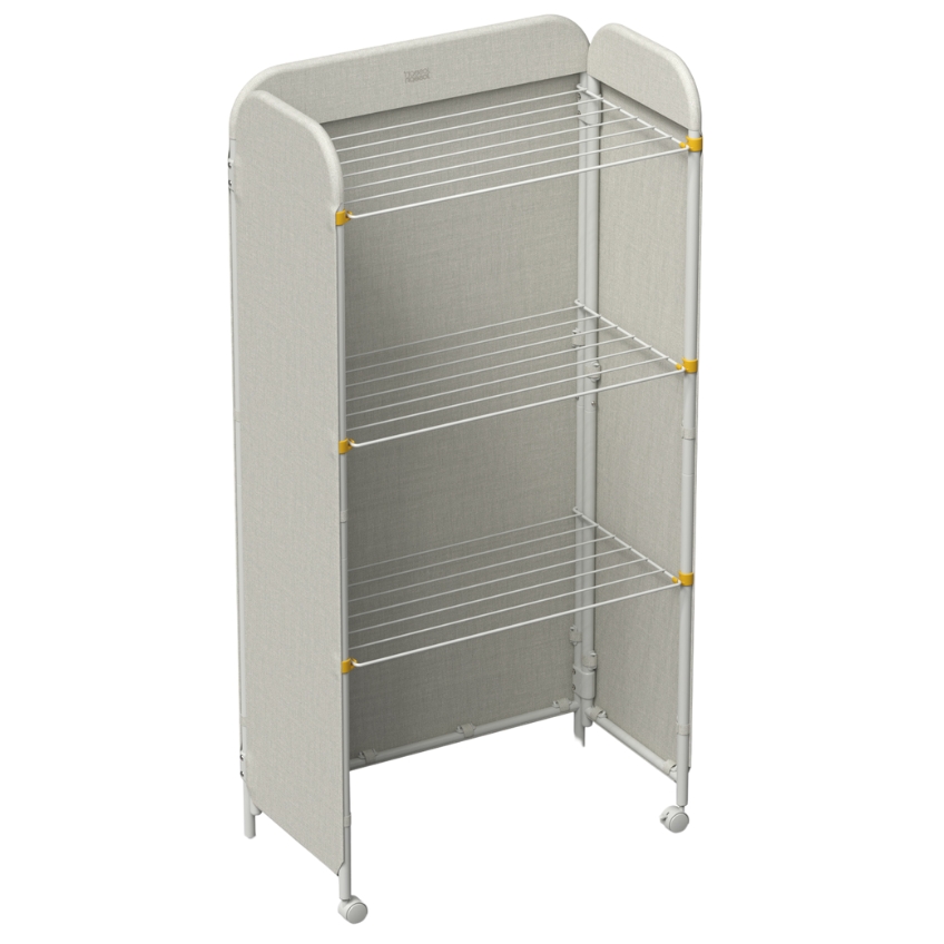 Joseph Joseph Béžový třípatrový sušák Eclipse 150 x 74 cm