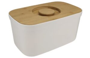 Joseph Joseph B&iacute;l&yacute; plastov&yacute; chlebn&iacute;k s prk&eacute;nkem Bread Bin