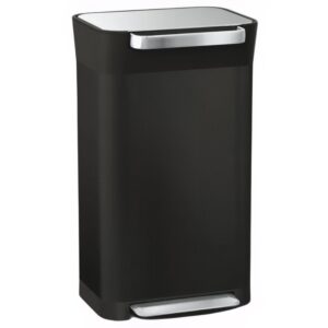 Joseph Joseph Čern&yacute; kovov&yacute; odpadkov&yacute; ko&scaron; s uhl&iacute;kov&yacute;m filtrem Titan 30 l