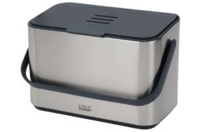 Joseph Joseph Nerezov&aacute; n&aacute;doba na bioodpad Collect 4 l s uhl&iacute;kov&yacute;m filtrem