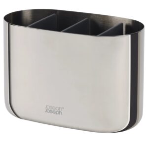 Joseph Joseph Nerezov&yacute; stoj&aacute;nek na zubn&iacute; kart&aacute;čky EasyStore Luxe