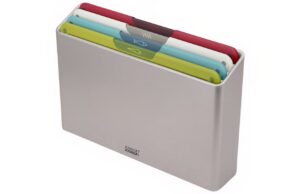 Joseph Joseph Sada čtyř plastov&yacute;ch prk&eacute;nek se stojanem Folio Icon Silver 26 x 36 cm