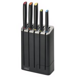 Joseph Joseph Sada nerezov&yacute;ch nožů se stojanem a brouskem Elevate Knives Slimblock