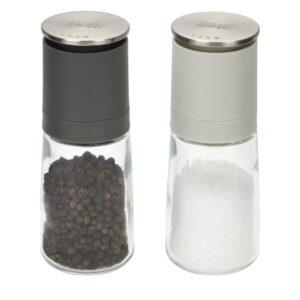 Joseph Joseph Set dvou skleněn&yacute;ch ml&yacute;nků na sůl a pepř Duo