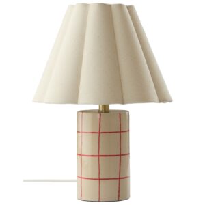 Jotex B&eacute;žov&aacute; keramick&aacute; stoln&iacute; lampa RUTHIE