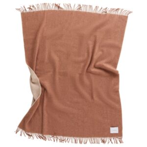 Jotex B&eacute;žovo-hněd&yacute; vlněn&yacute; pl&eacute;d MARIUS 130 x 170 cm