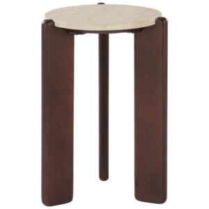 Jotex B&eacute;žov&yacute; kamenn&yacute; odkl&aacute;dac&iacute; stolek TILOU 37 cm