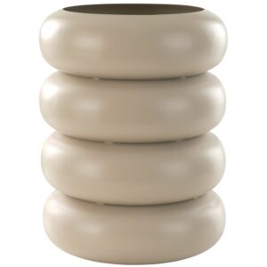 Jotex B&eacute;žov&yacute; kovov&yacute; květin&aacute;č TESSA 34 cm