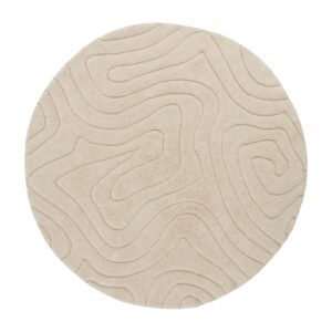 Jotex B&eacute;žov&yacute; kulat&yacute; koberec SHIV 120 cm