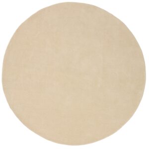 Jotex B&eacute;žov&yacute; kulat&yacute; vlněn&yacute; koberec ASIA 200 cm