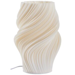 Jotex B&iacute;l&aacute; plastov&aacute; stoln&iacute; lampa CALAIS