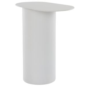 Jotex B&iacute;l&yacute; kovov&yacute; odkl&aacute;dac&iacute; stolek WEMMEL 51 x 30