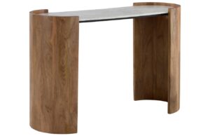 Jotex B&iacute;l&yacute; mramorov&yacute; toaletn&iacute; stolek ILSE 120 x 45 cm