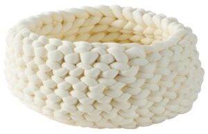 Jotex B&iacute;l&yacute; pel&iacute;&scaron;ek pro dom&aacute;c&iacute; mazl&iacute;čky BOWIE 35 cm