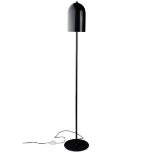 Jotex Čern&aacute; kovov&aacute; stojac&iacute; lampa ARA 130 cm