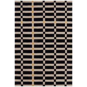 Jotex Černob&iacute;l&yacute; vlněn&yacute; koberec FIORELLA 200 x 300 cm