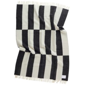 Jotex Černob&iacute;l&yacute; vlněn&yacute; pl&eacute;d COLIN 130 x 200 cm