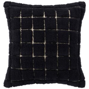 Jotex Čern&yacute; bavlněn&yacute; povlak na pol&scaron;t&aacute;ř ERIN 50 x 50 cm