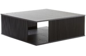 Jotex Čern&yacute; dřevěn&yacute; konferenčn&iacute; stolek Sion 100 x 100 cm