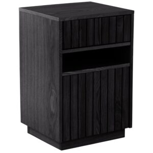 Jotex Čern&yacute; dřevěn&yacute; nočn&iacute; stolek EIRA 40 x 35 cm