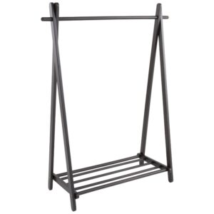 Jotex Čern&yacute; dřevěn&yacute; stojac&iacute; vě&scaron;&aacute;k COLE 130 x 100 cm