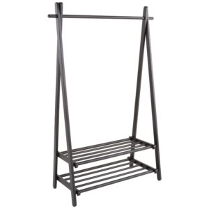 Jotex Čern&yacute; dřevěn&yacute; stojac&iacute; vě&scaron;&aacute;k COLE 150 x 100 cm