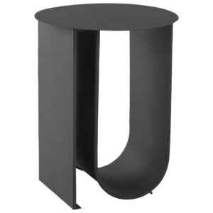 Jotex Čern&yacute; kovov&yacute; odkl&aacute;dac&iacute; stolek LOSTALLO 40