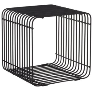 Jotex Čern&yacute; kovov&yacute; odkl&aacute;dac&iacute; stolek POCO 40 x 40 cm