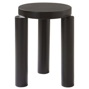 Jotex Čern&yacute; kovov&yacute; odkl&aacute;dac&iacute; stolek SALA 36 cm