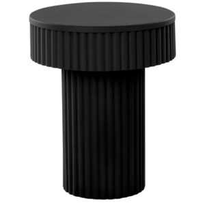 Jotex Čern&yacute; kovov&yacute; odkl&aacute;dac&iacute; stolek WINTON 36 cm