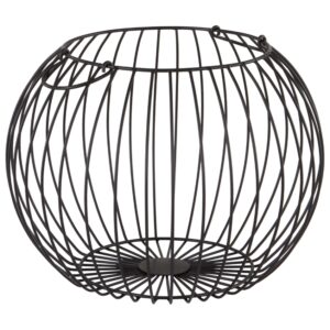 Jotex Čern&yacute; kovov&yacute; &uacute;ložn&yacute; ko&scaron; CARLA 46 cm