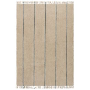 Jotex Hnědo-modr&yacute; bavlněn&yacute; koberec JASMINE 200 x 300 cm