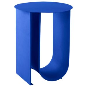 Jotex Modr&yacute; kovov&yacute; odkl&aacute;dac&iacute; stolek LOSTALLO 40