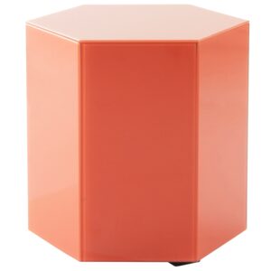 Jotex Oranžovočerven&yacute; odkl&aacute;dac&iacute; stolek STARLITE 40 x 40 cm