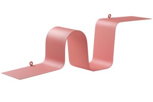 Jotex Růžov&aacute; kovov&aacute; n&aacute;stěnn&aacute; police CATERPILLAR 18