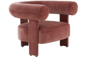 Jotex Růžov&eacute; čalouněn&eacute; křeslo SABANA