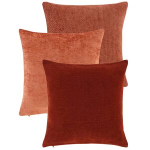 Jotex Sada tř&iacute; červen&yacute;ch povlaků na pol&scaron;t&aacute;ř CHLOE 50 x 50 cm