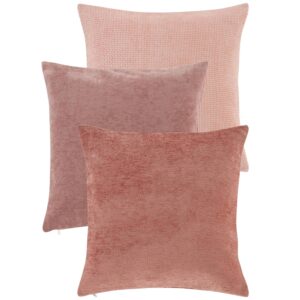 Jotex Sada tř&iacute; růžov&yacute;ch povlaků na pol&scaron;t&aacute;ř CHLOE 50 x 50 cm