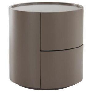 Jotex &Scaron;ed&yacute; lakovan&yacute; nočn&iacute; stolek ELISEDAL 44 cm