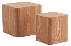 Jotex Set dvou př&iacute;rodn&iacute;ch odkl&aacute;dac&iacute;ch stolků CUBO 30x30/40x40 cm