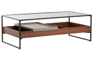 Jotex Skleněn&yacute; konferenčn&iacute; stolek SVEG 120 x 60 cm