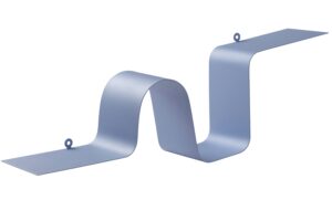 Jotex Světle modr&aacute; kovov&aacute; n&aacute;stěnn&aacute; police CATERPILLAR 18