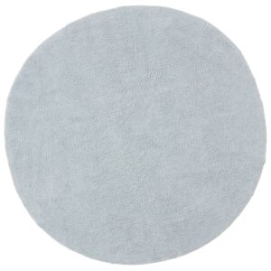 Jotex Světle modr&yacute; kulat&yacute; koberec ALDO 200 cm