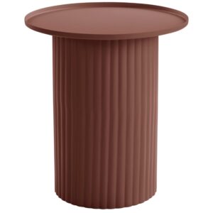 Jotex Terakotově červen&yacute; kovov&yacute; odkl&aacute;dac&iacute; stolek MEDINA 45