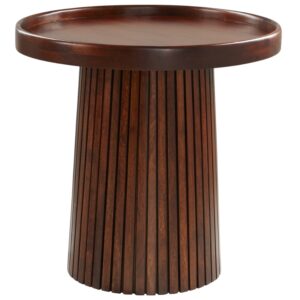 Jotex Tmav&yacute; dřevěn&yacute; odkl&aacute;dac&iacute; stolek ZELARINO 60 cm