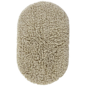 Jotex Zeleno-&scaron;ed&aacute; bavlněn&aacute; koupelnov&aacute; předložka JANE 80 x 140 cm