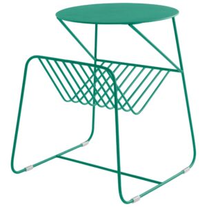 Jotex Zelen&yacute; kovov&yacute; odkl&aacute;dac&iacute; stolek DALLY 56 x 59 cm