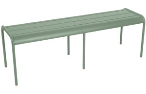 Kaktusově zelen&aacute; kovov&aacute; lavice Fermob Luxembourg 145 cm