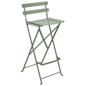 Kaktusově zelen&aacute; kovov&aacute; skl&aacute;dac&iacute; barov&aacute; židle Fermob Bistro